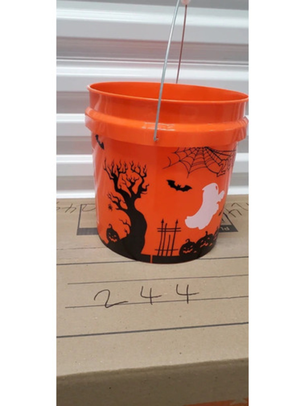 2026 Home Depot Halloween 2 Gallon Orange Trick or Treat Pail Bucket Collectible